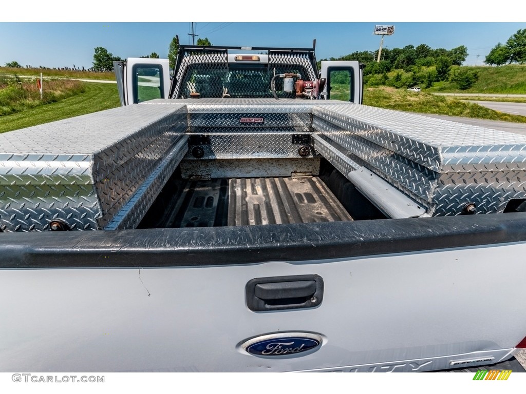 2012 F250 Super Duty XLT SuperCab 4x4 - Oxford White / Steel photo #28