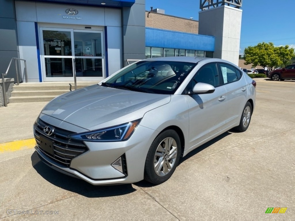 2019 Elantra SEL - Symphony Silver / Black photo #1