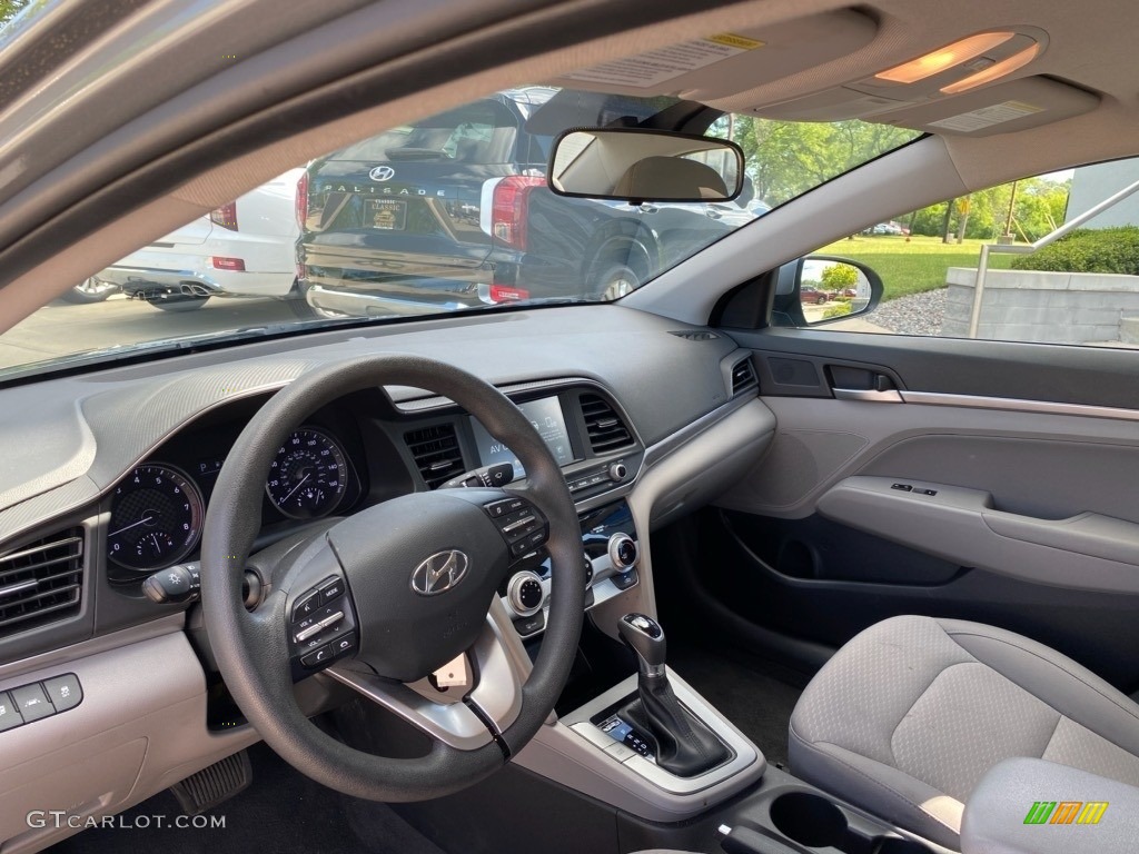 2019 Elantra SEL - Galactic Gray / Gray photo #3