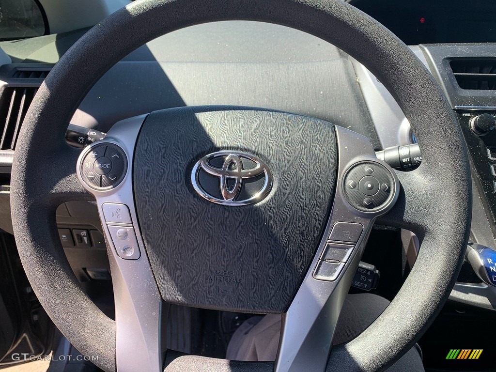 2016 Prius v Two - Magnetic Gray Metallic / Black photo #11