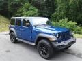 2020 Ocean Blue Metallic Jeep Wrangler Unlimited Altitude 4x4  photo #4