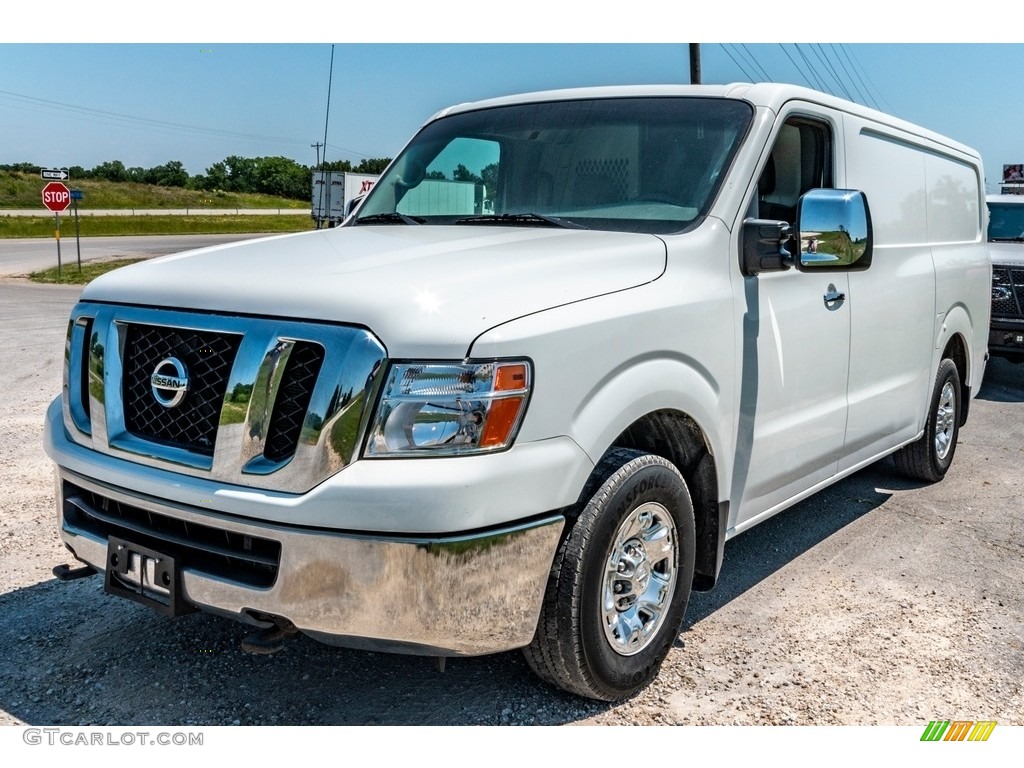 Glacier White 2016 Nissan NV 3500 HD SV Cargo Exterior Photo #138366941