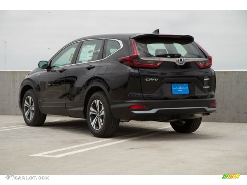 2020 CR-V LX AWD Hybrid - Crystal Black Pearl / Black photo #2