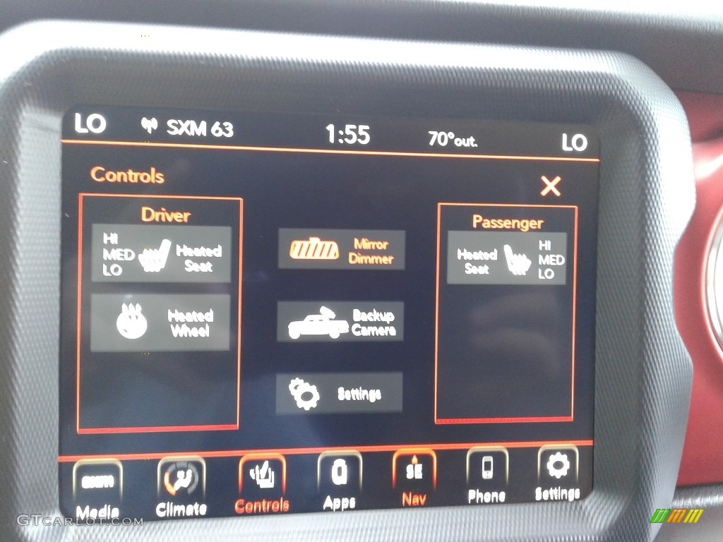 2020 Gladiator Rubicon 4x4 - Hydro Blue Pearl / Black photo #24