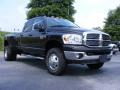 2009 Brilliant Black Crystal Pearl Dodge Ram 3500 Big Horn Edition Quad Cab 4x4 Dually  photo #4