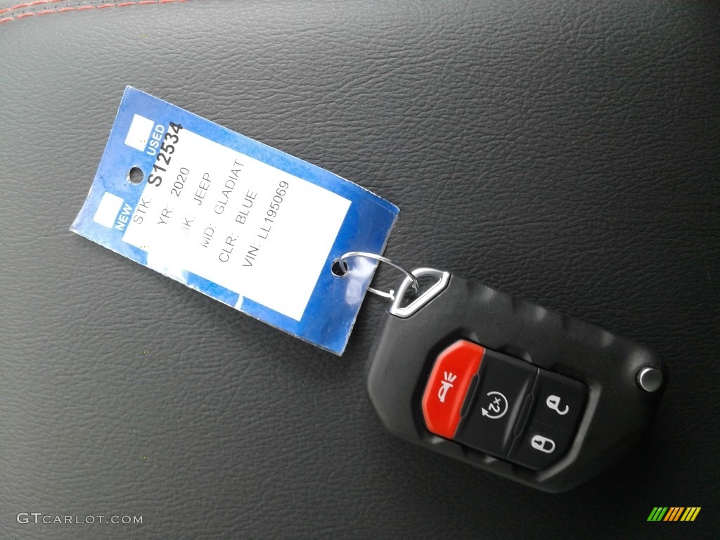 2020 Gladiator Rubicon 4x4 - Hydro Blue Pearl / Black photo #30