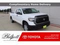 Super White 2020 Toyota Tundra SR Double Cab