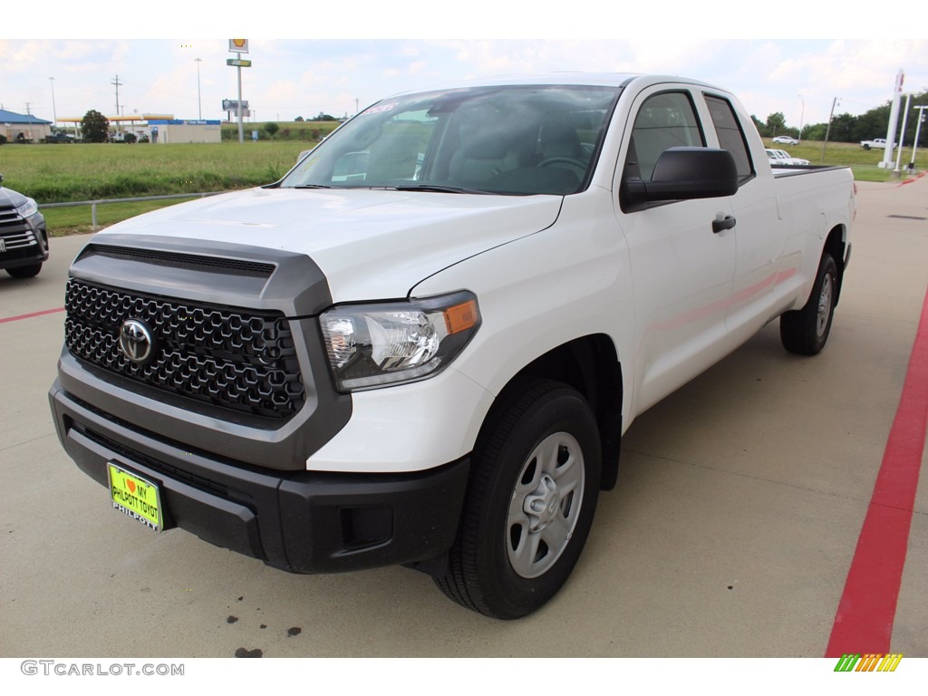 2020 Tundra SR Double Cab - Super White / Graphite photo #4