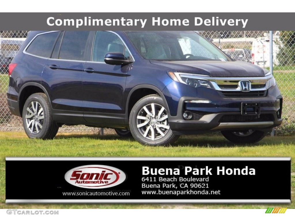 2020 Obsidian Blue Pearl Honda Pilot EX 138360546 Photo 2 GTCarLot