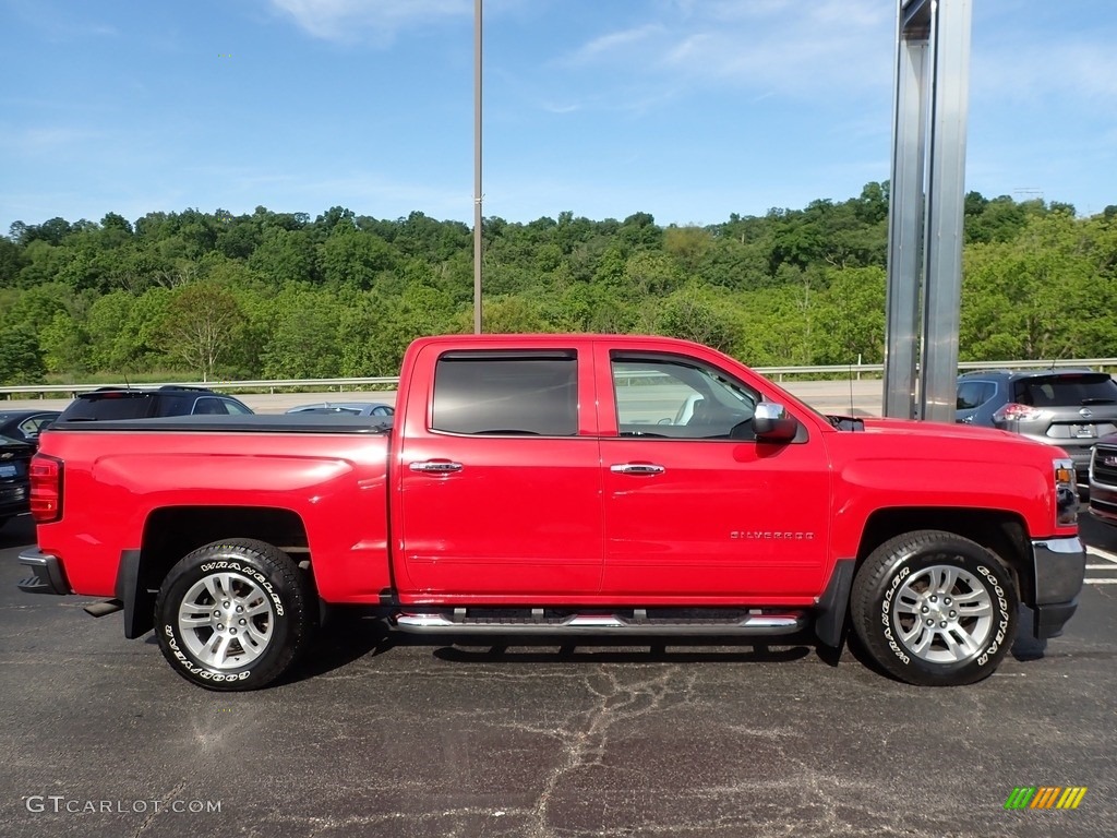 2016 Silverado 1500 LT Crew Cab 4x4 - Red Hot / Jet Black photo #5