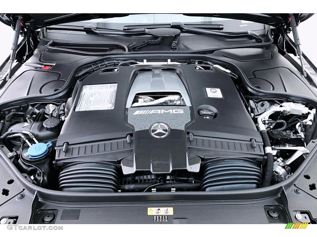 2020 Mercedes-Benz S 63 AMG 4Matic Sedan 4.0 Liter DI biturbo DOHC 32-Valve VVT V8 Engine Photo #138370808