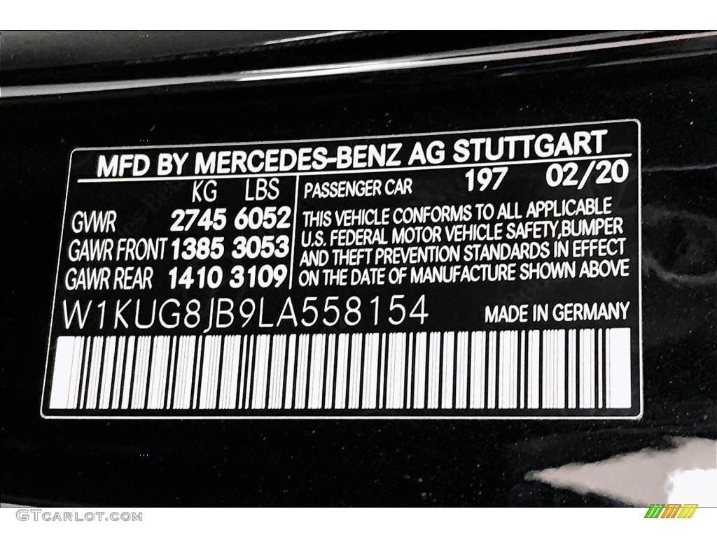 2020 Mercedes-Benz S 63 AMG 4Matic Sedan Parts Photos