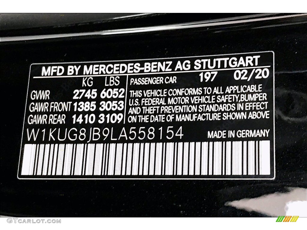 2020 Mercedes-Benz S 63 AMG 4Matic Sedan Parts Photos