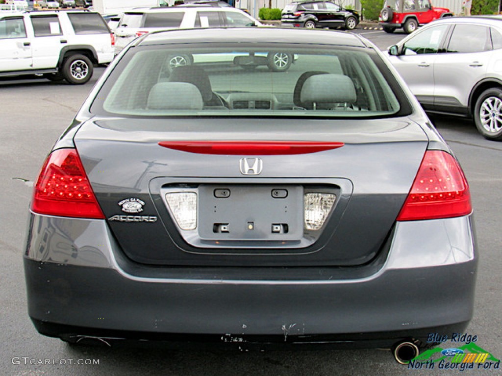 2007 Accord SE Sedan - Graphite Pearl / Gray photo #4