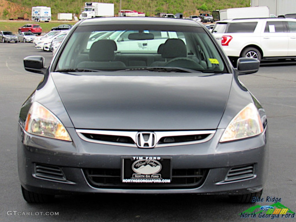 2007 Accord SE Sedan - Graphite Pearl / Gray photo #8