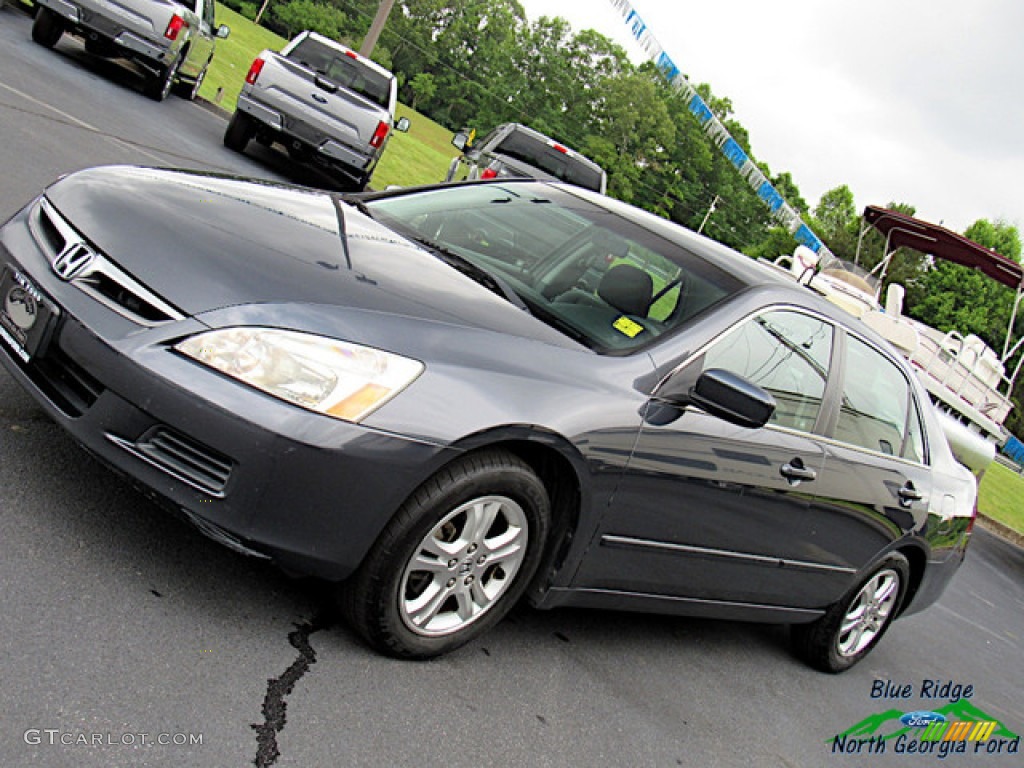 2007 Accord SE Sedan - Graphite Pearl / Gray photo #26