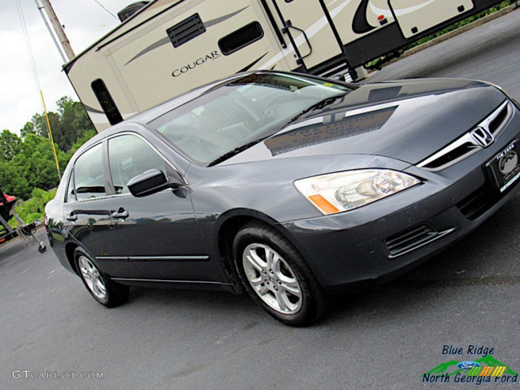 2007 Accord SE Sedan - Graphite Pearl / Gray photo #27