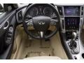 2017 Infiniti Q50 Wheat Interior Dashboard Photo