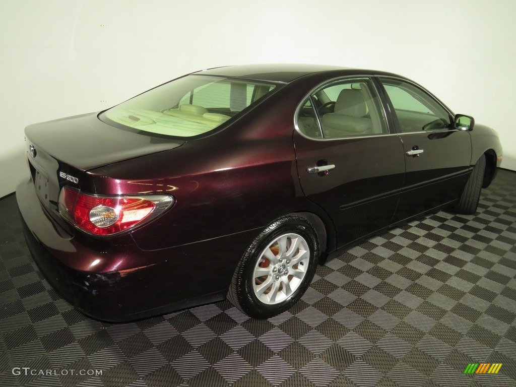2003 ES 300 - Black Garnet Pearl / Ivory photo #14