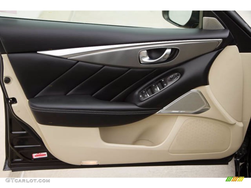 2017 Infiniti Q50 3.0t Wheat Door Panel Photo #138372248