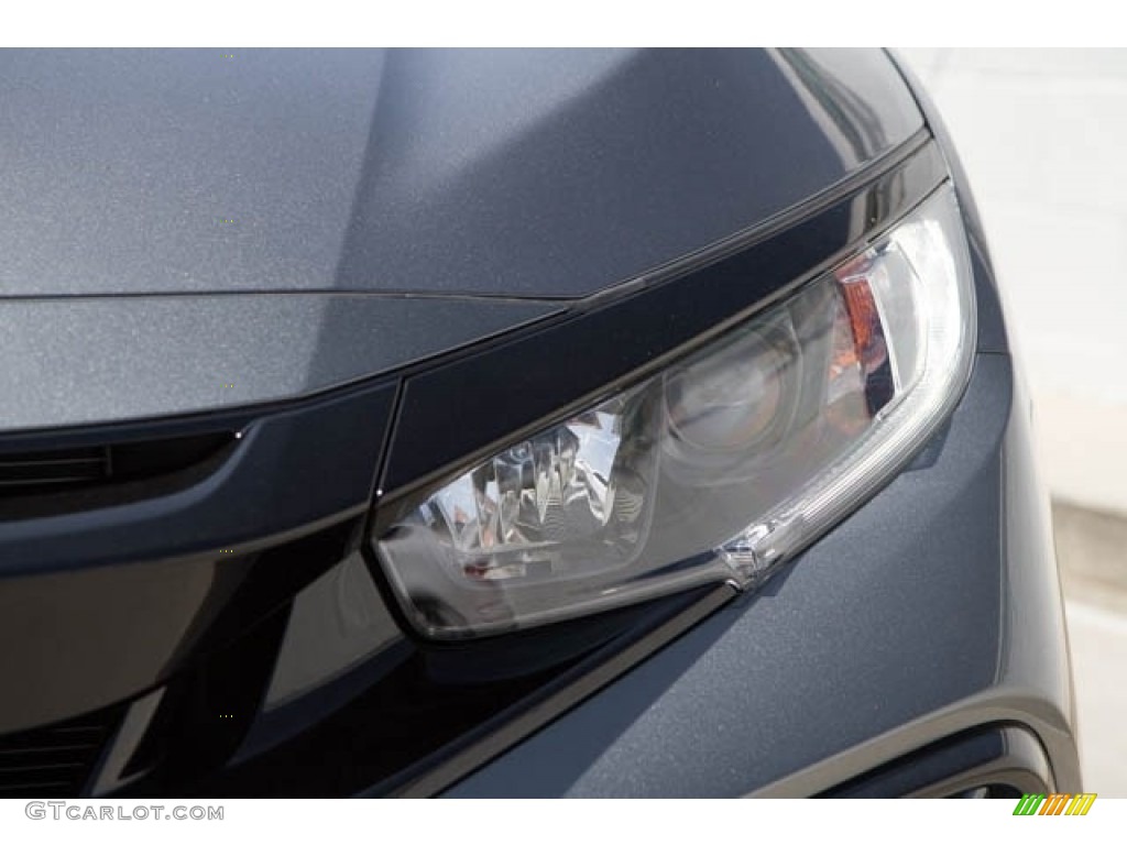 2020 Civic LX Hatchback - Polished Metal Metallic / Black photo #5