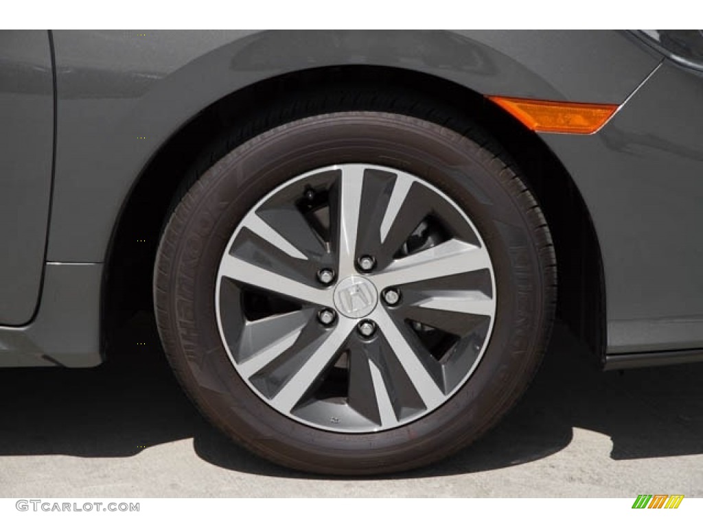 2020 Civic LX Hatchback - Polished Metal Metallic / Black photo #11