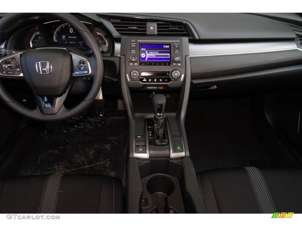 2020 Civic LX Hatchback - Polished Metal Metallic / Black photo #17