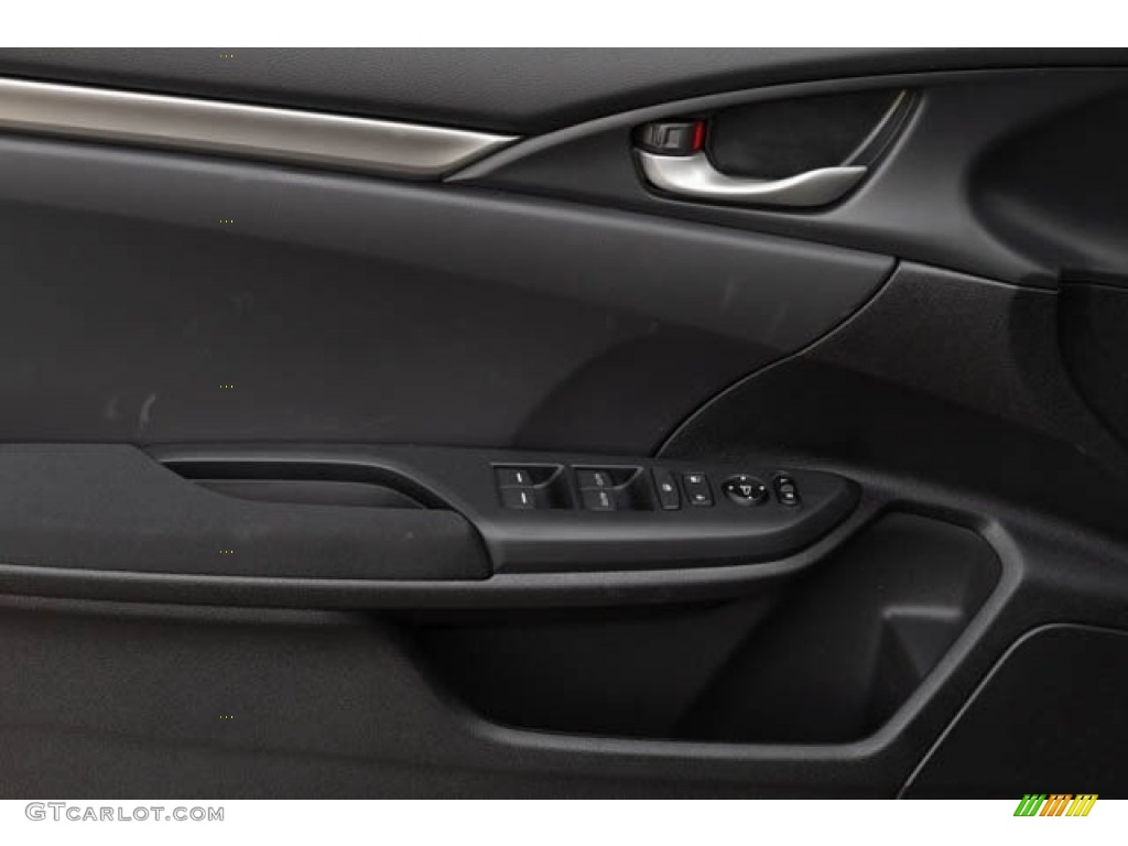 2020 Civic LX Hatchback - Polished Metal Metallic / Black photo #31