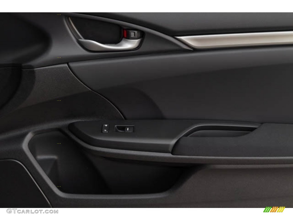 2020 Civic LX Hatchback - Polished Metal Metallic / Black photo #35