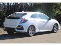 2020 Platinum White Pearl Honda Civic LX Hatchback  photo #6