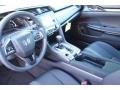 2020 Platinum White Pearl Honda Civic LX Hatchback  photo #8