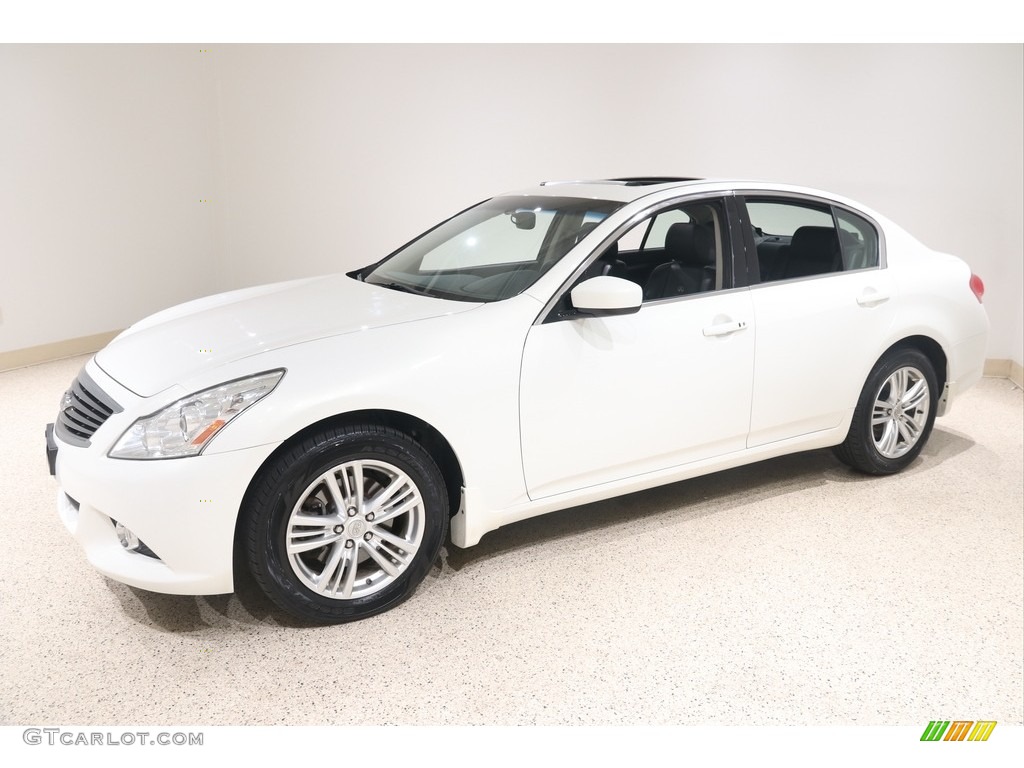 Moonlight White 2012 Infiniti G 25 x AWD Sedan Exterior Photo #138373301