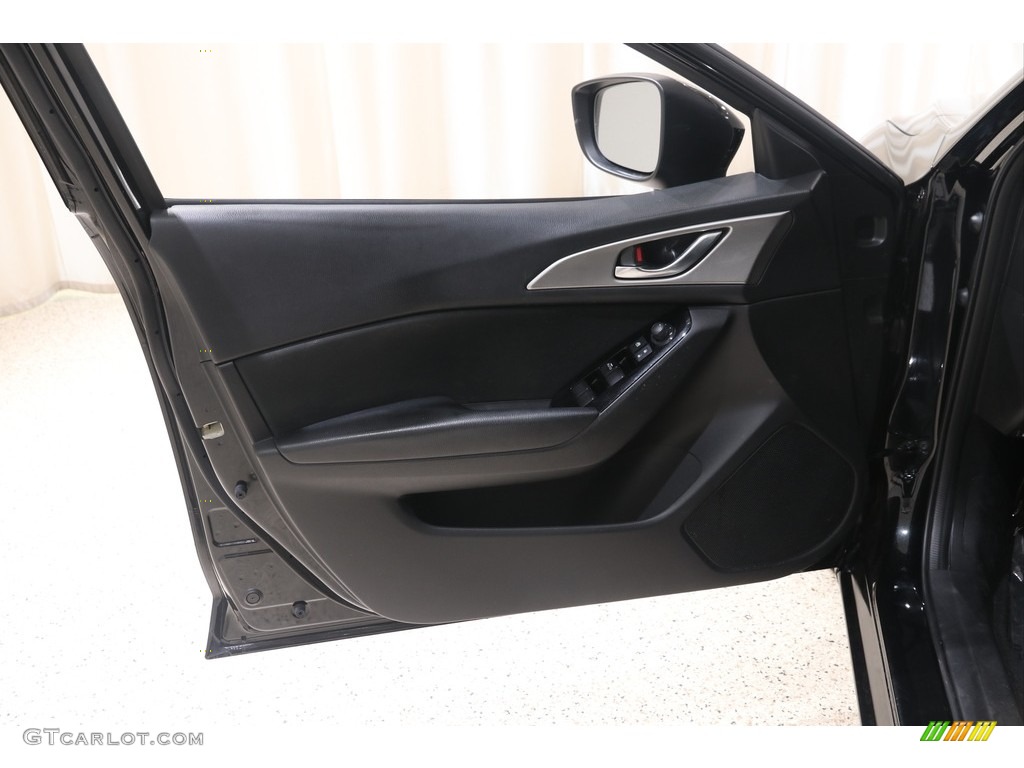 2017 Mazda MAZDA3 Sport 5 Door Black Door Panel Photo #138373772