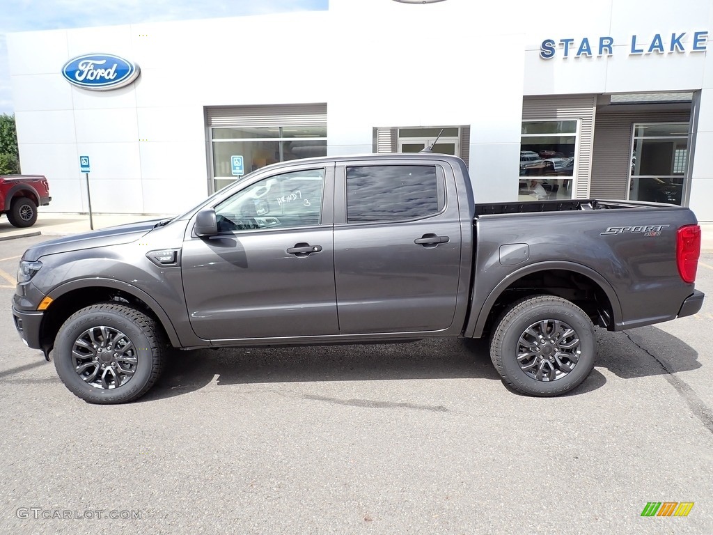 2020 Ranger XLT SuperCrew 4x4 - Magnetic / Ebony photo #2