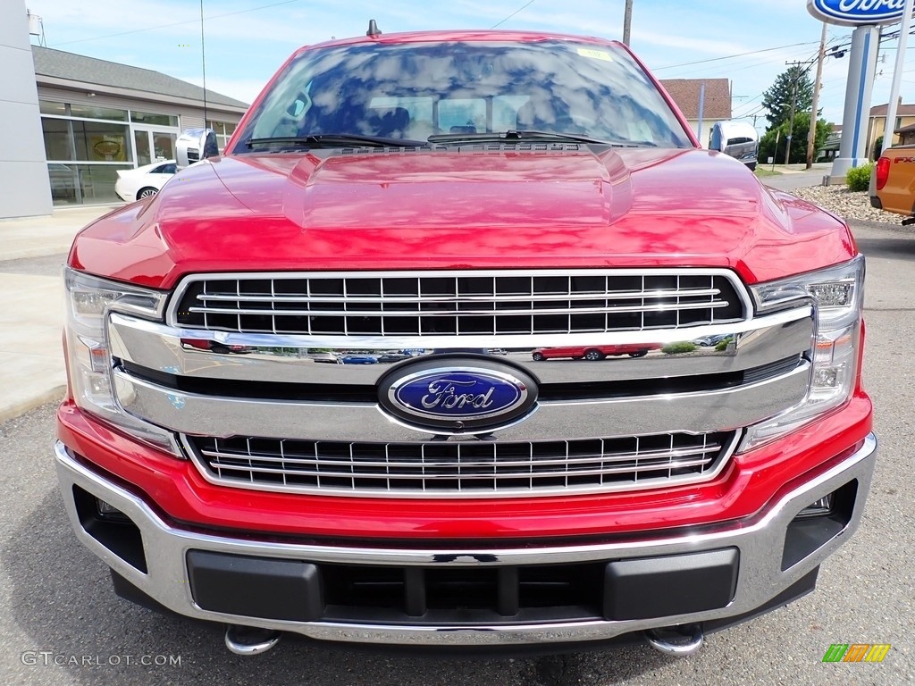 2020 F150 Lariat SuperCrew 4x4 - Rapid Red / Black photo #8