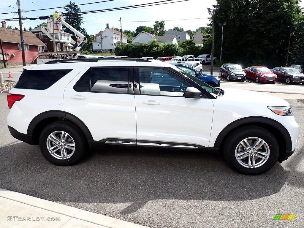 2020 Explorer XLT 4WD - Oxford White / Ebony photo #7