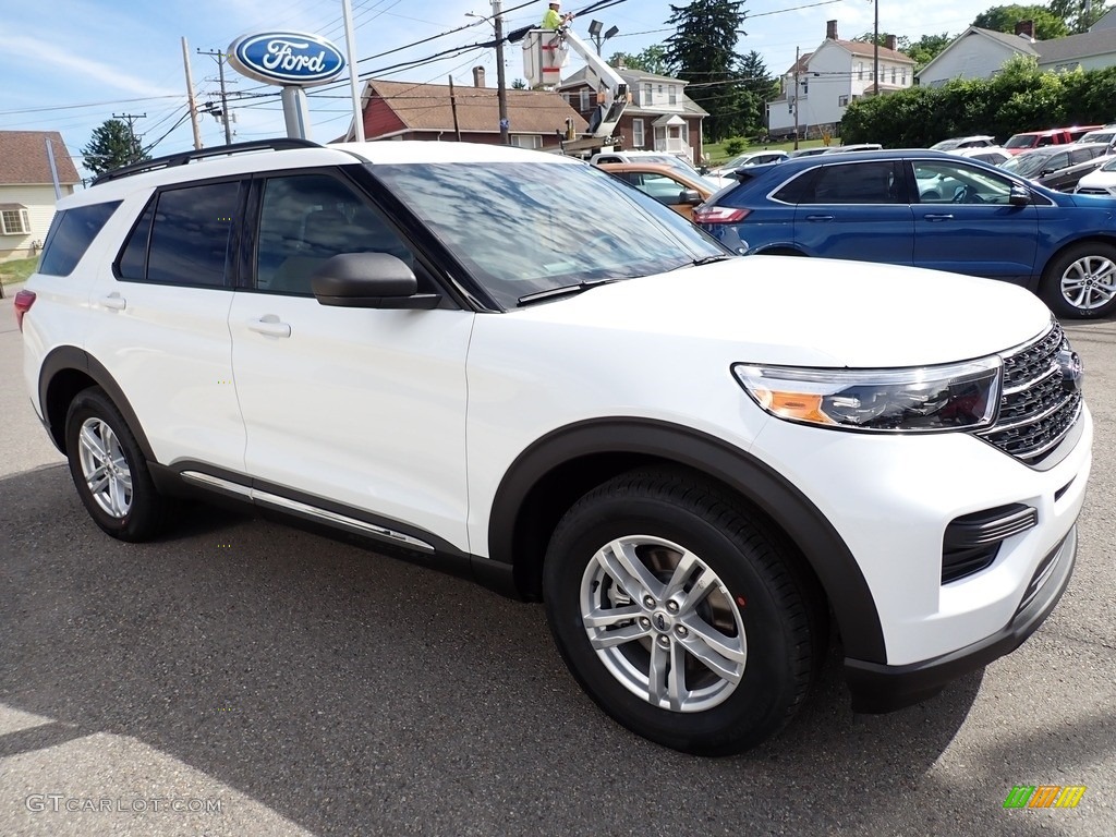 2020 Explorer XLT 4WD - Oxford White / Ebony photo #8