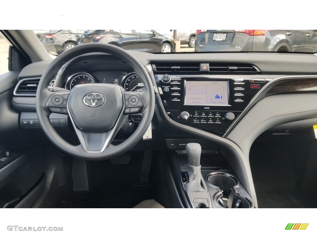 2020 Toyota Camry LE AWD Black Dashboard Photo #138375871