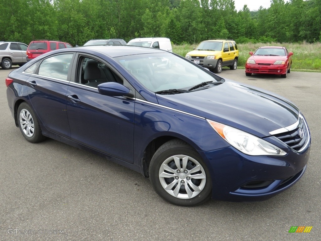 2011 Sonata GLS - Indigo Blue Pearl / Gray photo #2