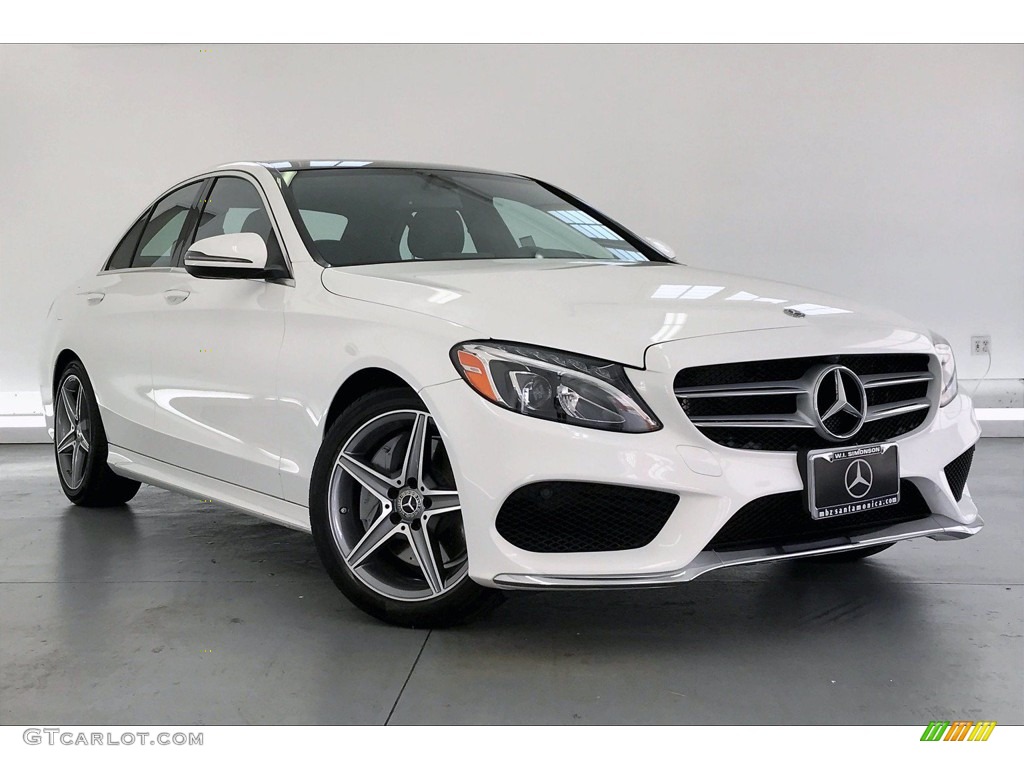 Polar White 2018 Mercedes-Benz C 300 Sedan Exterior Photo #138375949