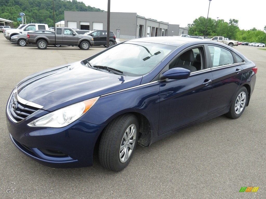 2011 Sonata GLS - Indigo Blue Pearl / Gray photo #5