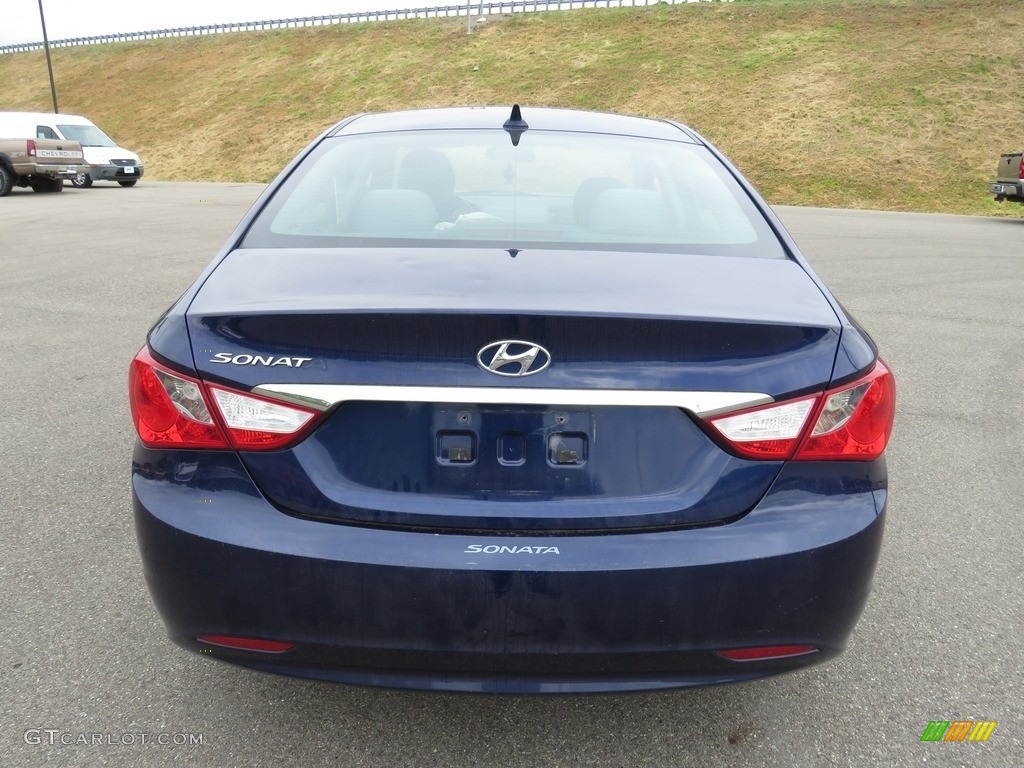 2011 Sonata GLS - Indigo Blue Pearl / Gray photo #9