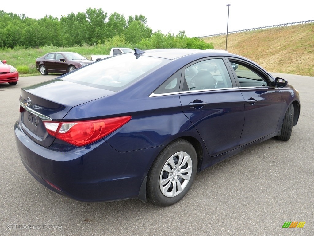 2011 Sonata GLS - Indigo Blue Pearl / Gray photo #10