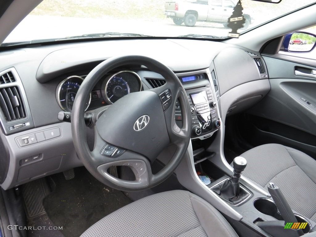 2011 Sonata GLS - Indigo Blue Pearl / Gray photo #14