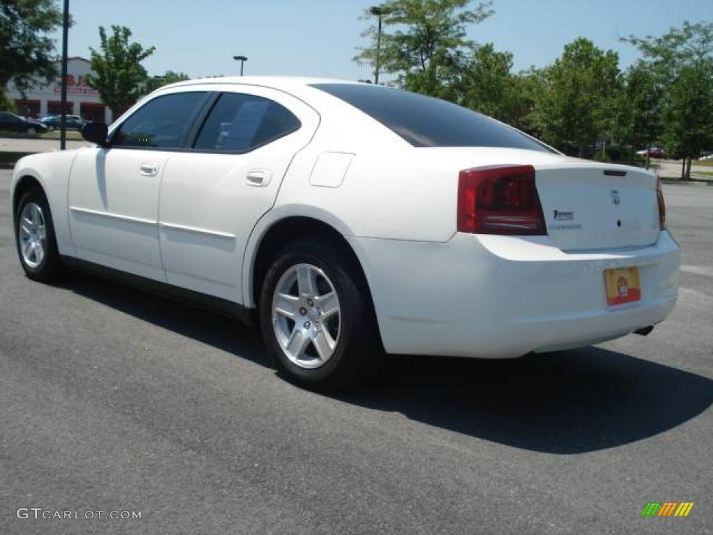 2007 Charger  - Stone White / Dark Slate Gray/Light Graystone photo #3