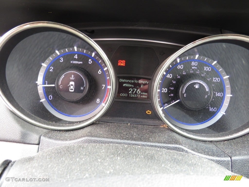 2011 Sonata GLS - Indigo Blue Pearl / Gray photo #16