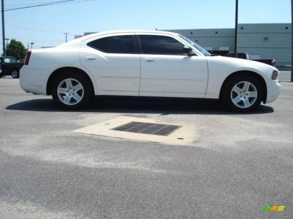 2007 Charger  - Stone White / Dark Slate Gray/Light Graystone photo #5