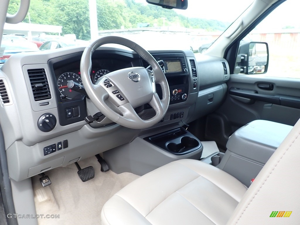 Gray Interior 2016 Nissan NV 3500 HD SL Passenger Photo #138376915