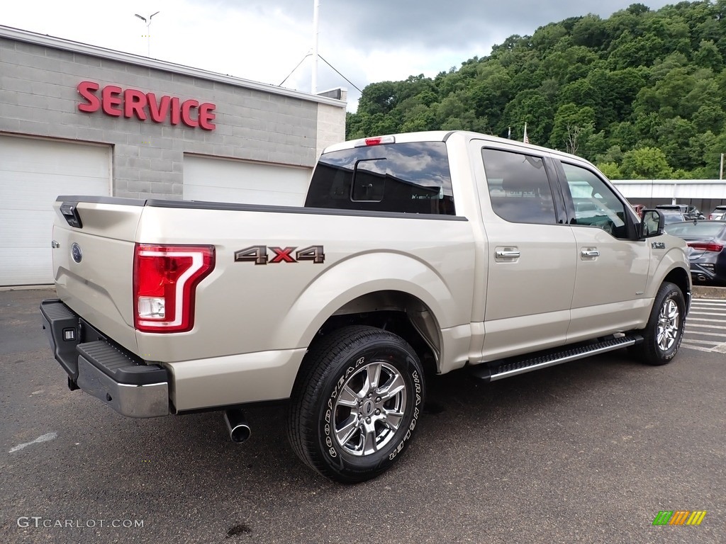 2017 F150 XLT SuperCrew 4x4 - White Gold / Light Camel photo #2