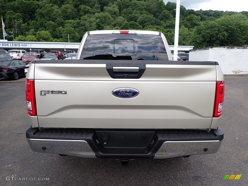 2017 F150 XLT SuperCrew 4x4 - White Gold / Light Camel photo #3